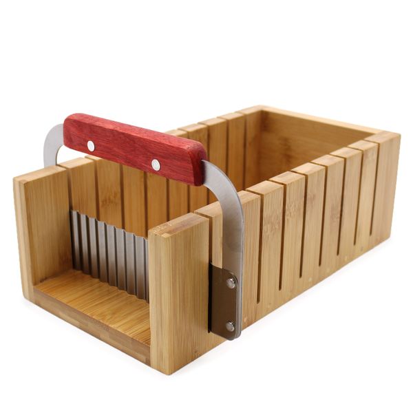 Set de Coupe Savon en Bois - Coupe Ondulée et Droite