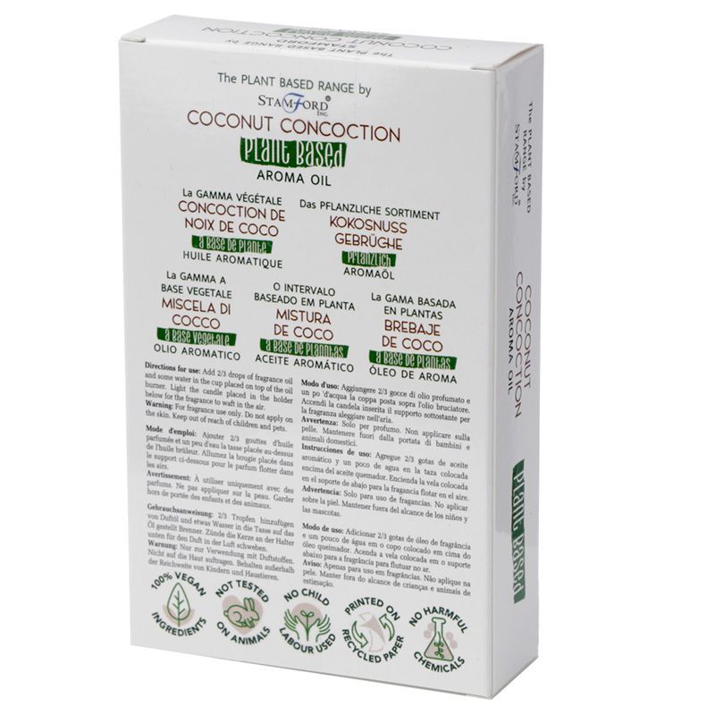 Huiles Aromatiques végétales - Concoction Noix de Coco