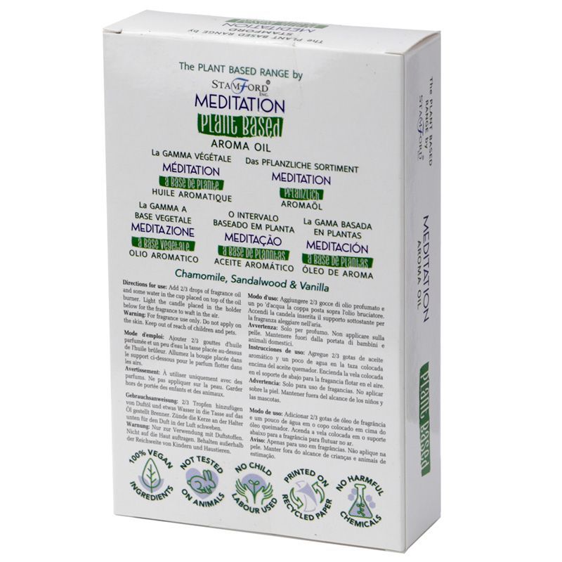 Huiles Aromatiques végétales - Méditation