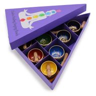Coffret cadeau bol chantant pyramide des chakras