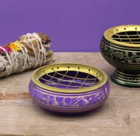 Brûleur à charbon pour encens Chakra – Couronne