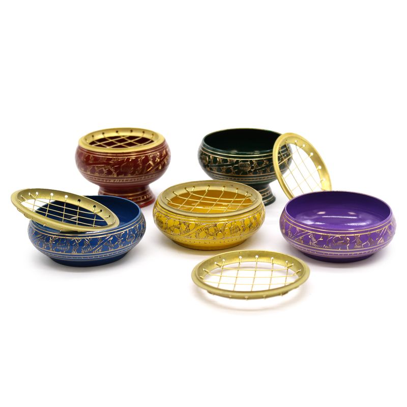 Brûleur à charbon pour encens Chakra – Couronne