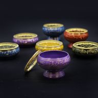 Brûleur à charbon pour encens Chakra – Sacré