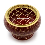 Grand brûleur à charbon pour encens Chakra – Racine