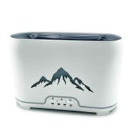 Diffuseur d'Arômes Himalaya - USB-C - Télécommande - Effet Flamme