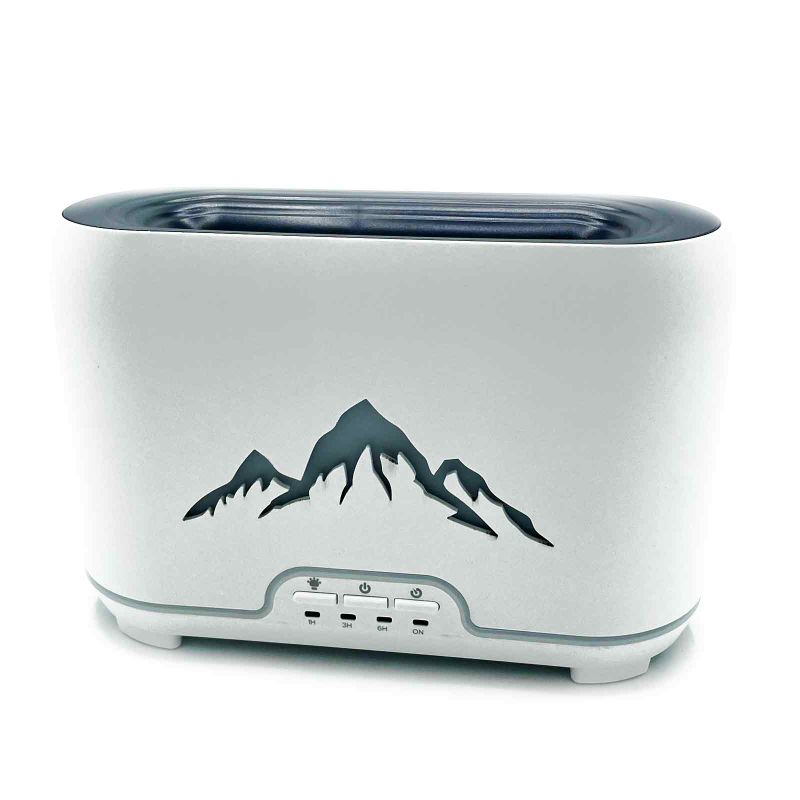 Diffuseur d'Arômes Himalaya - USB-C - Télécommande - Effet Flamme