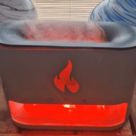 Diffuseur d'arômes Blaze - Compartiment à sel de l'Himalaya - USB-C - Effet flamme (sel inclus)