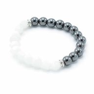Bracelet en Gemme à Facette - Quartz de Roche Magnétique