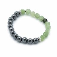 Bracelet en Gemme à Facette - Jade Magnétique