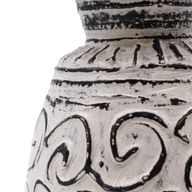 Vase en Forme de Tourbillons - Crème
