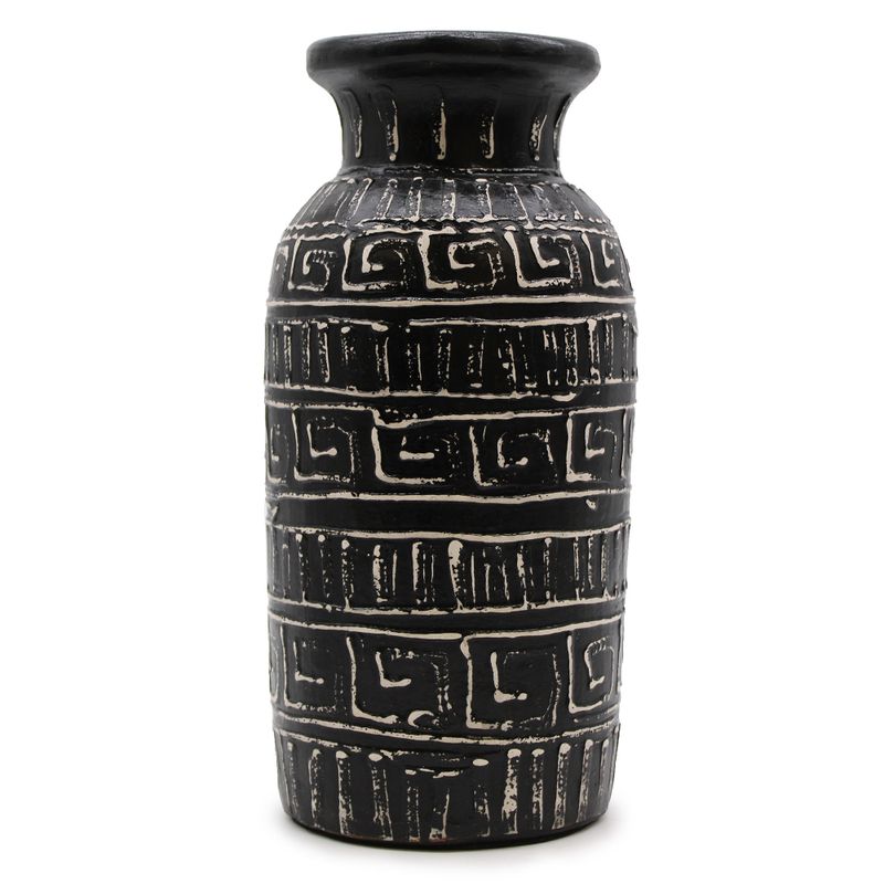 Vase Droit Grec - Chocolat