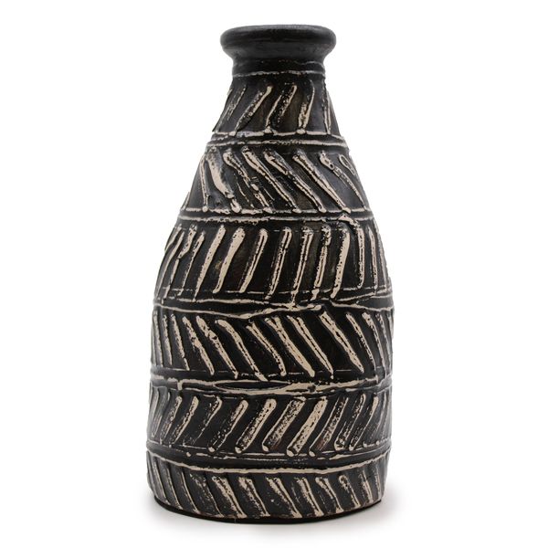 Vase Cône Grec - Chocolat