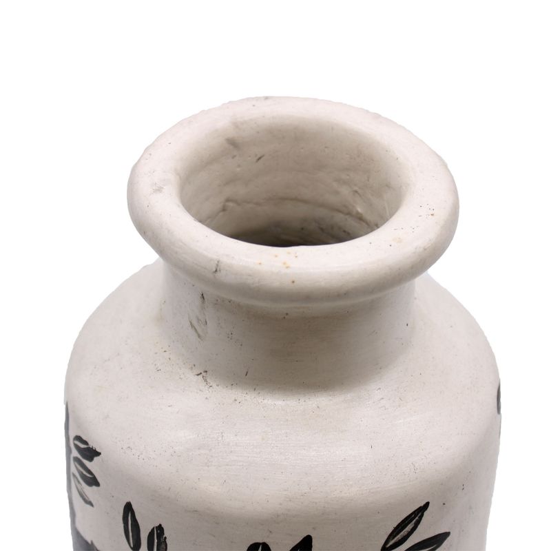 Vase Droit Motif Bambou - Naturel