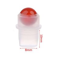 Extrémité de Roll-On de Gemme pour Bouteille de 5ml - Jaspe rouge