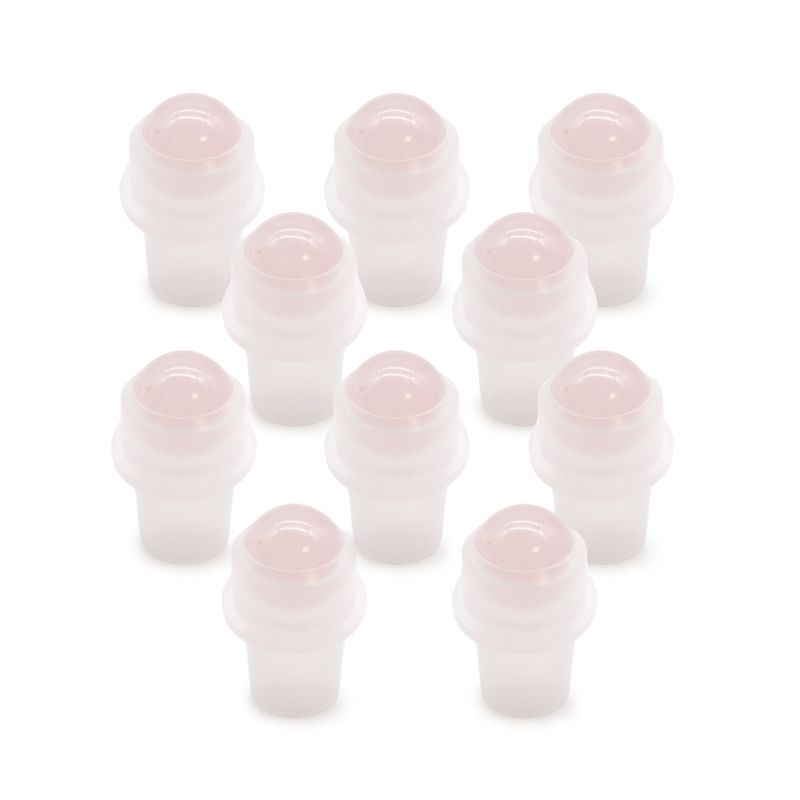 Extrémité de Roll-On de Gemme pour Bouteille de 5ml - Quartz Rose