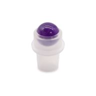 Extrémité de Roll-On de Gemme pour Bouteille de 5ml - Améthyste