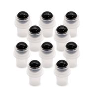 Extrémité de Roll-On de Gemme pour Bouteille de 5ml - Tourmaline Noire