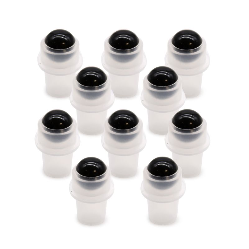 Extrémité de Roll-On de Gemme pour Bouteille de 5ml - Tourmaline Noire