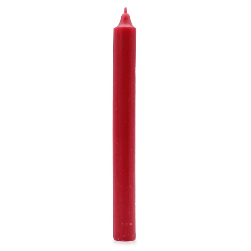 Bougies de Dîner de Couleur Unie en Vrac - Rouge - Pack de 100