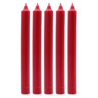 Bougies de Dîner de Couleur Unie en Vrac - Rouge - Pack de 100