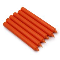 Bougies de Dîner de Couleur Unie en Vrac - Orange - Pack de 100