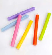 Bougies de Dîner de Couleur Unie en Vrac - Turquoise - Pack de 100