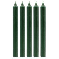 Bougies de Dîner de Couleur Unie en Vrac - Vert Houx - Pack de 100