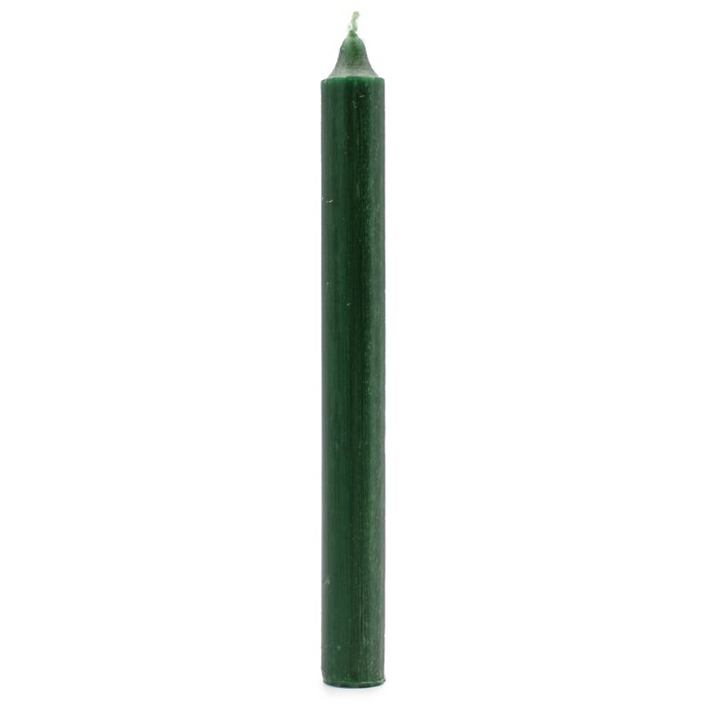 Bougies de Dîner de Couleur Unie en Vrac - Vert Houx - Pack de 100