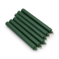 Bougies de Dîner de Couleur Unie en Vrac - Vert Houx - Pack de 100