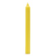 Bougies de Dîner de Couleur Unie en Vrac - Jaune Citron - Pack de 100