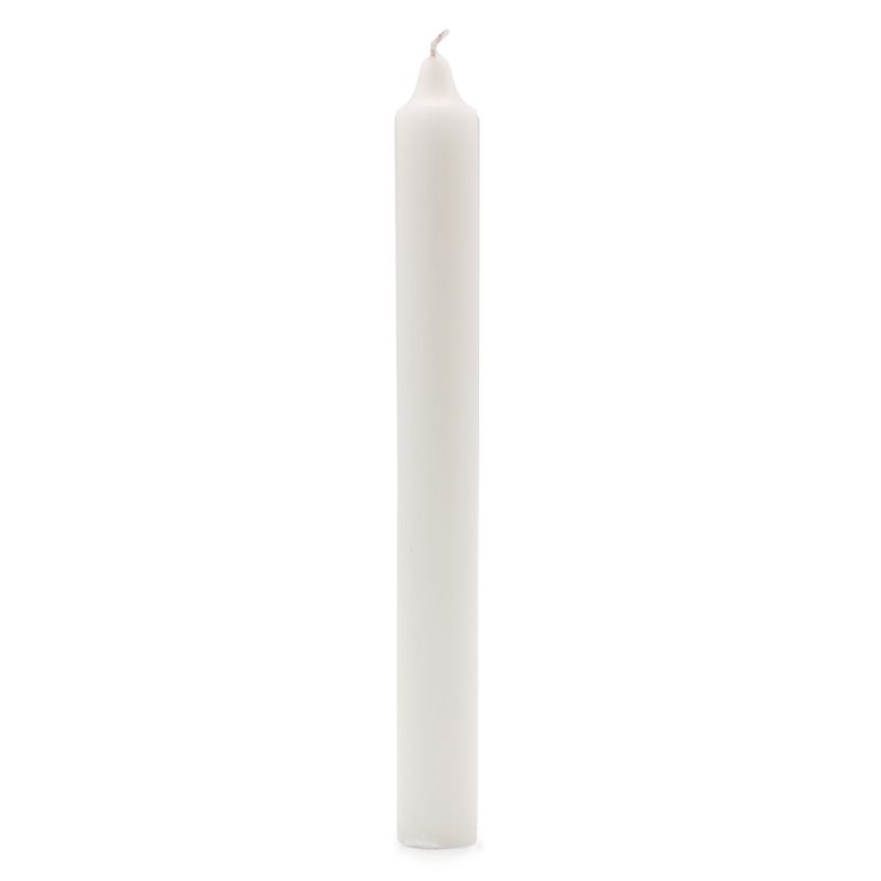 Bougies de Dîner de Couleur Unie en Vrac - Blanc - Pack de 100