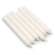 Bougies de Dîner de Couleur Unie en Vrac - Blanc - Pack de 100