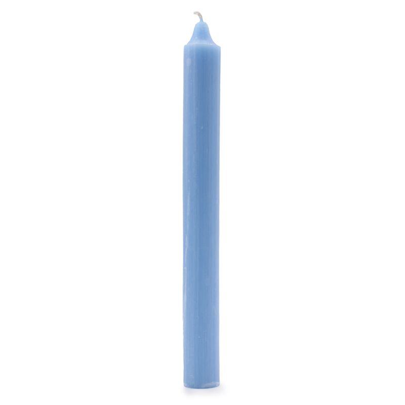 Bougies de Dîner de Couleur Unie en Vrac - Bleu Mer - Pack de 100