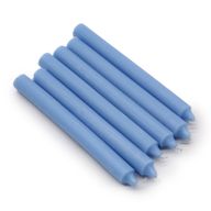 Bougies de Dîner de Couleur Unie en Vrac - Bleu Mer - Pack de 100