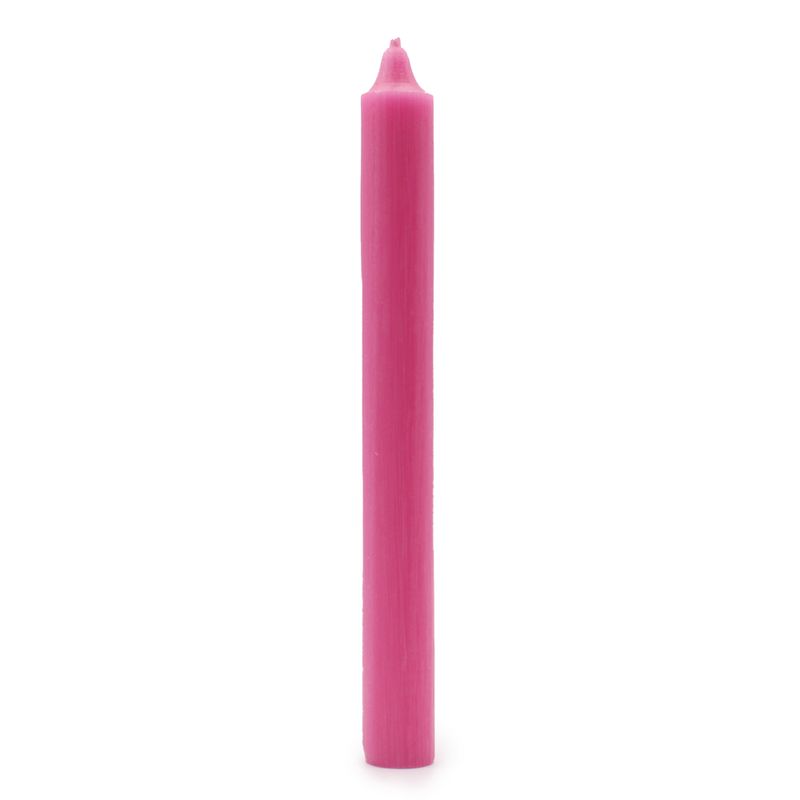 Bougies de Dîner de Couleur Unie en Vrac - Rose - Pack de 100