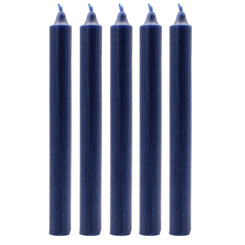 Bougies de Dîner de Couleur Unie en Vrac - Bleu Marine - Pack de 100