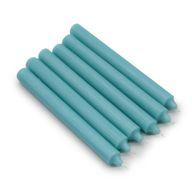 Bougies de Dîner de Couleur Unie en Vrac - Turquoise - Pack de 100