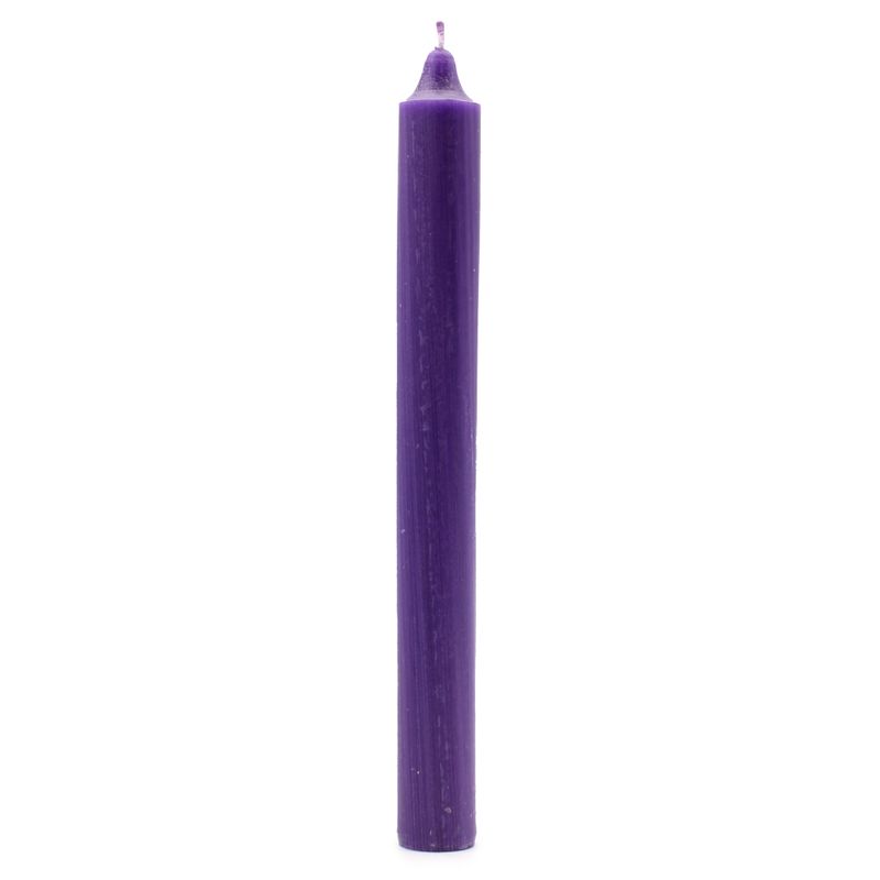 Bougies de Dîner de Couleur Unie en Vrac - Violet - Pack de 100