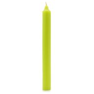 Bougies de Dîner de Couleur Unie en Vrac - Vert Citron - Pack de 100
