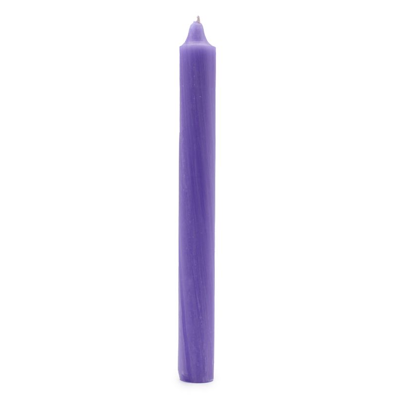 Bougies de Dîner de Couleur Unie en Vrac - Lilas - Pack de 100
