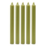 Bougies de Dîner de Couleur Unie en Vrac - Olive - Pack de 100
