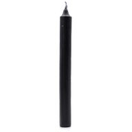 Bougies de Dîner de Couleur Unie en Vrac - Noir - Pack de 100