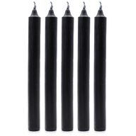 Bougies de Dîner de Couleur Unie en Vrac - Noir - Pack de 100
