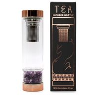 Bouteille Infuseur à Thé en Verre - Rose Doré - Améthyste