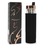 Bouteille Infuseur à Thé en Verre - Rose Doré - Améthyste