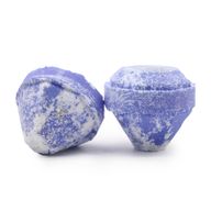Bombe de Bain Rubi avec Gemme - Blanc et Bleu