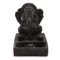 Brûleur d'Encens Ganesh Fengshui (Noir Antique)