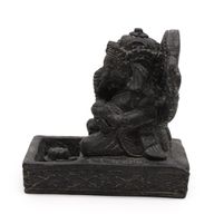 Brûleur d'Encens Ganesh Fengshui (Noir Antique)