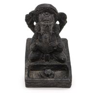 Brûleur d'Encens Ganesh Fengshui (Noir Antique)
