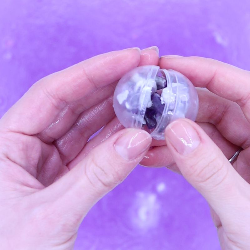 Bombe de Bain avec Bracelet en Gemme - Quatrz Rose